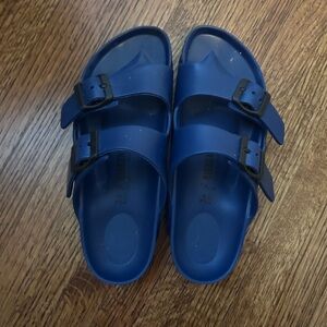 navy blue birkenstocks
